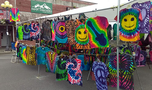 Westwind Tie-dyes at Sedro Wooley's Blast from the Past 2017